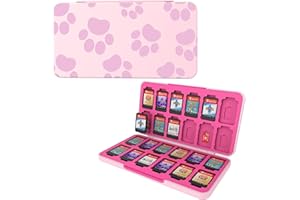 HEIYING Custodia per schede di gioco per Nintendo Switch&Switch Lite,Custodia portatile per schede di gioco Switch OLED con 24 slot per schede di gioco e 24 slot per schede Micro SD.