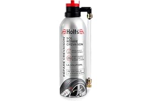 Holts Répare-Crevaison Aérosol 300 ml – Spray Réparateur Pneus pour Moto, Scooter, Citadine | Réparation Express Sans Outils ni Démontage | Compatible TPMS – Utilisation Facile – 300ml