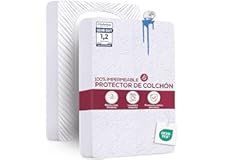 Utopia Bedding Protector Colchón 135 x 190 x 40 cm Impermeable, Certificación Oeko-Tex Funda Colchón, Cubre Colchón Transpirable, Elástico En Todo El Contorno