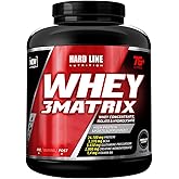 Hardline Nutrition Whey 3Matrix Protein Tozu &Ccedil;ikolata Aromalı, 2300 Gr