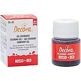 DECORA, 9600810 Gel Colorante, Colorante in Gel Ideale per Coperture e Decorazioni, Crea Colori intensi e Brillanti, Made in 