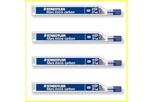 STAEDTLER Mars Micro Carbon 250 0,7 mm – B – ricariche per matita – 4 tubi/confezioni (48 cavi) – B