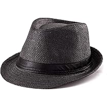 Straw Fedora Hat Mens Fedora Hats for 