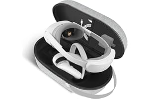 Eyglo Protective Case for Pico 4 Headset and Controllers,EVA Storage Bag for Pico 4,Carry Case for Pico 4,Waterproof Scratchproof Shockproof Case,Accessories for Pico 4 (Gray)