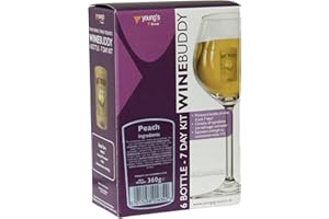 Winebuddy Peach Fruit Wine Kit - 6 Bottles in 7 Days - Young's Home Brew