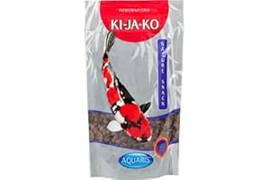 Mangime per Pesci Koi KI-JA-KO Nature Snack 350 g. Alto contenuto di Proteine e Grassi per una Crescita Rapida e Sostenibile delle Carpe Koi. Mangime aggiuntivo per pesci.