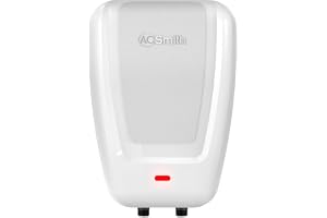 AO Smith EWS Plus Instant Water Heater 3 Litre with 3kW Incoloy Heating Element | 2X Corrosion Resistant Blue Diamond Glass Tank | Instant Geyser for Kitchen & Bathroom | 5-Year Tank Warranty