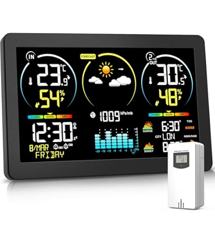 Stazione meteo digitale senza fili TFA Dostmann CASA 35.1135.01 Nero
