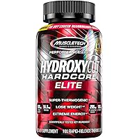 Muscletech Performance Series Hydroxycut Hardcore Elite (100mg Coleus, 56.3mg Yohimbe, 200mg C. Canephora Robusta, 100mg…