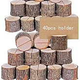 Lot De 10 Porte-cartes De Table En Bois Avec 10 Cartes En Papier Kraft, étiquettes Alientaires