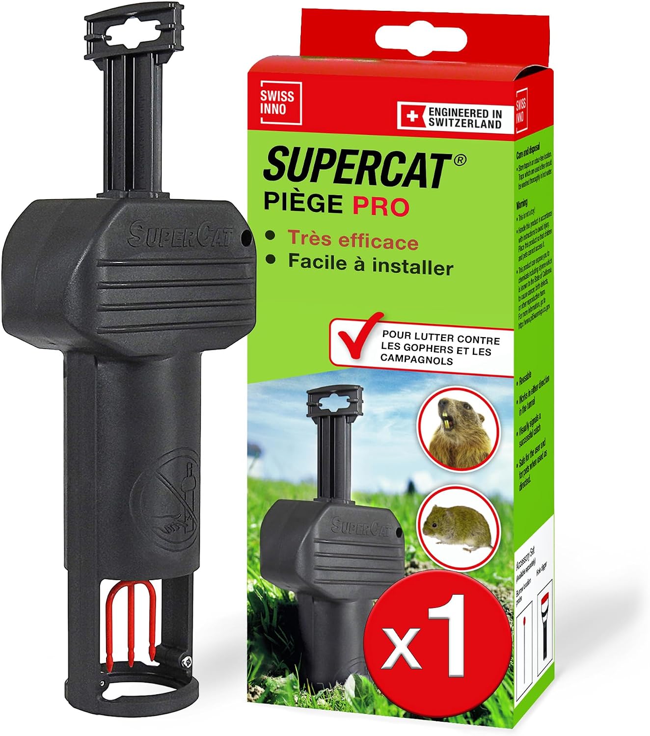 Avis d'Expert & Test Approfondi : SWISSINNO Piège Campagnol PRO SuperCat Piège (Sélection)