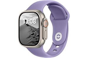 DONEGANI SB Correa Deportiva Compatible para Apple Watch series Ultra 9 8 7 6 5 4 3 2 1 SE 49mm 45mm 44mm 42mm 41mm 40mm 38mm Pulsera Strap color Lavanda