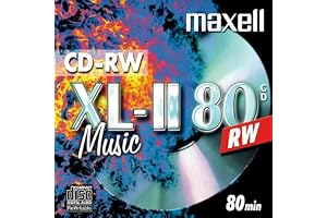Maxell Cd-rw 80 musik juvel fodral 10 mm förpackning med 10