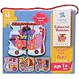 PepPlay My First Touch and Feel Puzzle – Colourful Vehicle, Three Piece Puzzle Learning for Toddlers, Educational Toy for Pre-School and Montessori Kids, Birthday and Return Gift for 1-4 years Old