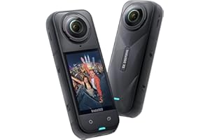 Insta360 X5 Standard Bundle – 8K 360 Degree Action Camera with Triple AI Power & Replaceable Lenses with Carry Case