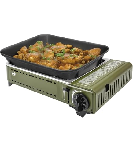 ZMC 2-in-1 gasbarbecue & campingkooktoestel met piëzo-ontsteking