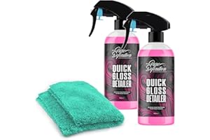 PURE DEFINITION Quick Detailer Spray, Clay Lube and Wax For Car, Quick High Gloss Shine Finish, Great For Showroom Care and Cleaning