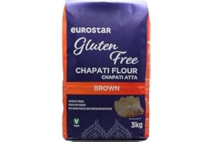 Eurostar Chapati Atta Gluten Free Flour (Brown, 4x3kg)