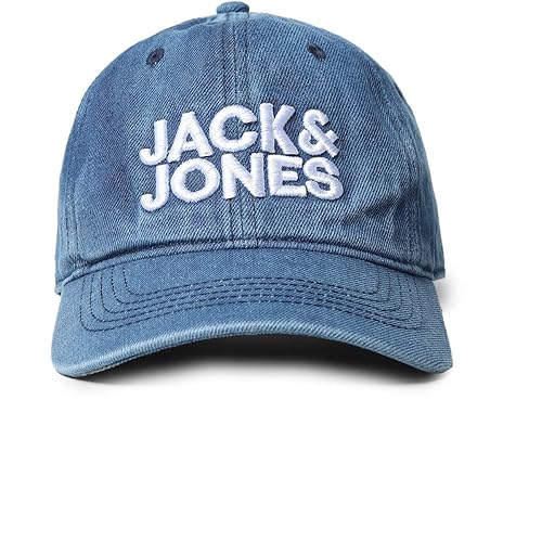 Jack & Jones Men\'s Cotton Baseball Cap with Adjustable Back Closure | Unisex Cap