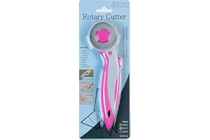 Elan 45mm Rotella Taglia Tessuti Rosa, Cutter Per Stoffa, Taglierino Sarta, Rotary Cutter per Tessuti, Rotella Taglia Stoffa, Taglierina per Tessuto
