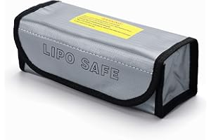 Moendergo Lipo Akku Tasche, Feuerfeste Sicherheitsschutztasch, Lipo Batterie Tasche Feuerfest Explosionsgeschützte Batterie Safe Bag für Charge (M)