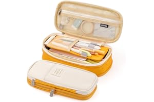 EASTHILL Big Capacity Pencil Pen Case Office College School Large Storage High Capacity Bag Pouch Holder Box Organizer