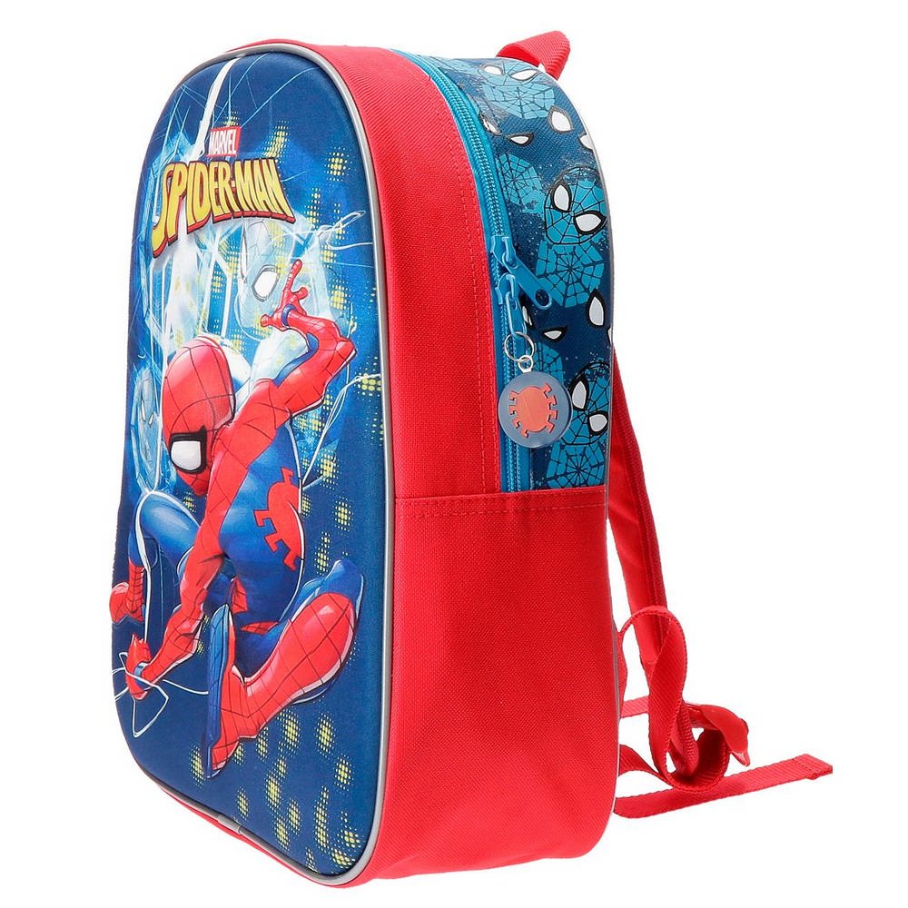 Kindergartenrucksack-3D-Effekt-33-cm-Spiderman-Neo