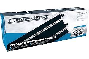 Scalextric C8554 Accessories Track Pieces Track Extension Pack 5 - 8 x Standard Straights