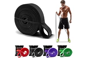 Tigayhc Élastique Traction | Bande Élastique Traction Assistée | Bande de Traction pour Powerlifting, Yoga, Exercices de Mobilité et d'Étirement | pour Homme & Femme