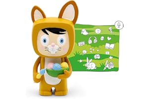 tonies Hörfigur für Toniebox, Kreativ Osterhase, zum Selbstbespielen, 90 Minuten Speicher für eigene Aufnahmen, Musik oder Gute-Nacht-Geschichten, geeignet für Kinder ab 3 Jahren.