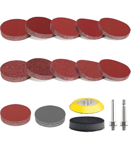 15 Dischi Abrasivi PSA 125mm Grana 600 - Carta Vetrata Ossido Alluminio