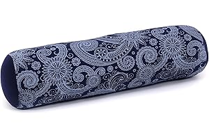 ‎LEEWADEE Leewadee Pilatesrolle Yoga Bolster Yogakissen Ökologisches Naturprodukt, Kapok