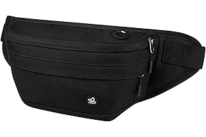 WATERFLY Watryly Wodoodporna torba do biegania z zamkiem błyskawicznym i uchwytem na butelkę wody do iPhone'a 6/7Plus 5,5 cala, torba sportowa do biegania, wędrówek, spacerów, jazdy na rowerze, głęboka czerń,