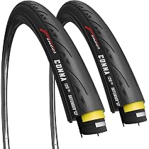 Fincci Rennrad Reifen 700x25c Set 25-622 Faltbar Fahrradmantel 2er Pack