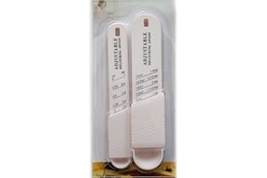 PRIMA KITCHENWARE Prima 2pc Adjustable Measuring Spoon, White, One Size