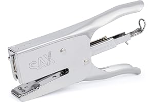 ‎SAX SAX 630 Heftzange, Hinterlademechanik (40 Blatt, Metal) silber | hohe Qualität