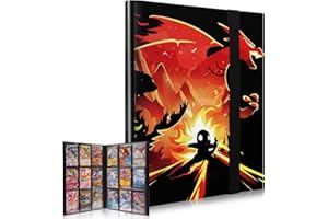 ANNUZOQ Sammelkarten Album mit 9 Fächern,Total 360 Pockets,Exquisite Geschenke,Sammelkarten Album für Karten