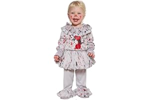 FIESTAS GUIRCA | Costume di Pagliaccio Malvagio Bambini - Pantaloni e Vestito - Costumi di Halloween per Bambini Unisex - Ideale per Feste in Maschera e Celebrazioni