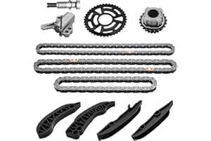 DIXHILLS 11317797898 Chaîne de synchronisation SET COMPATIBLE AVEC 3 E90 / TOURNIE E91, 4 COUPE F32 F82, 4 CABRIO F33 F83, 5 F10 F18, numéro de pièce 11317797899 13527979000 3 13. 13. 13. 13. 13131 31851851 85