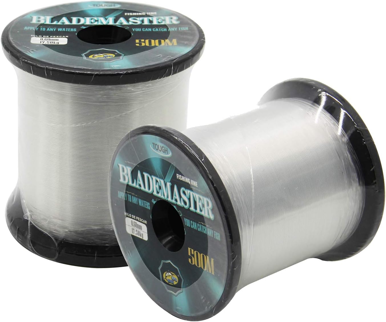 BPS Línea Hilo de Pesca Nylon Monofilamento Color Transparente Multifilamento Material Súper Fuerte Pesca Profesional