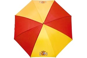 GARGOLA.ES OPERADORES DIGITALES Paraguas Bandera de España. Mango Tipo Golf Manual. Antiventisca, el Paraguas no se rompa en Caso de Fuerte Viento.