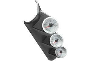 JOM Car Parts & Car Hifi GmbH 21132 Support pour 3 manomètres, Colonne A, Noir