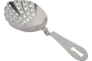 Barfly Scalloped Strainer Premium-Filtro per Julep Smerlato, in Acciaio Inox, Inossidabile