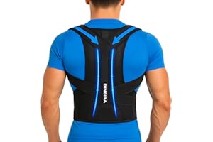 DINGIRA Rückenstützgürtel – Haltungskorrektur Rücken Damen & Herren, Rücken Geradehalter, Haltungstrainer Rückengurt für gesunde Körperhaltung (L)