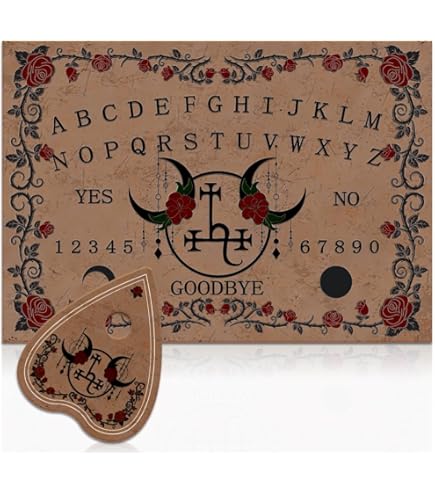 Ouija Board Rules Mini Black Tin Sign 15x20cm : Amazon.co.uk: Home