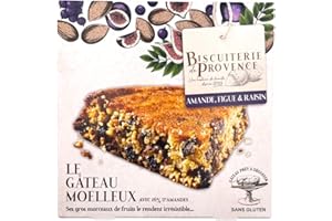 ‎BISCUITERIE DE PROVENCE Biscuiterie de Provence Glutenfreier Mandelkuchen mit Rosinen und Feige, 240 g