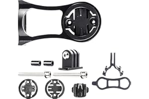 Mein HERZ Portabicicletas de Aleación de Aluminio, Soporte de Bicicleta Modelo de Adaptación para el Soporte del Manillar de la Computadora Garmin Edge/Bryton Rider/GPS/CatEye Bike