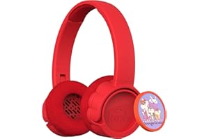 Kekz Kit de iniciación Pini Rojo: Oídor de Galletas con Chip de Audio Cookie Crew (Auriculares para niños a Partir de 3 años, Auriculares de Viaje, Aptos para Viajes y Casas. Sin Descarga, sin