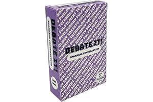 Debate It! - Conversations étincelantes - Jeu de cartes amusant | Icebreaker | Pour les enfants, la famille et les amis | Débats éducatifs pour tous les âges | Développez l'empathie et la confiance