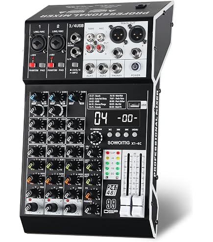 Denon DJ DN-X1600 Professional 4-Channel Matrix Mixer with USB